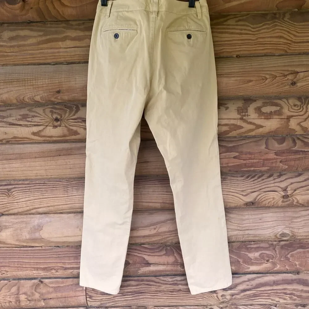 Bonobos Chino Pants Mens 32 x 32 Tan Slim Taper Stretch Twill Casual Preppy J19